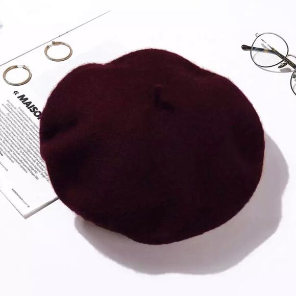 New 100% pure wool women’s British style beret - Picture 10 of 13